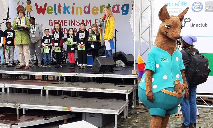 Karla beim Kinderfest zum Weltkindertag am 18. September 2022, Fotos: Sonja Bouchireb